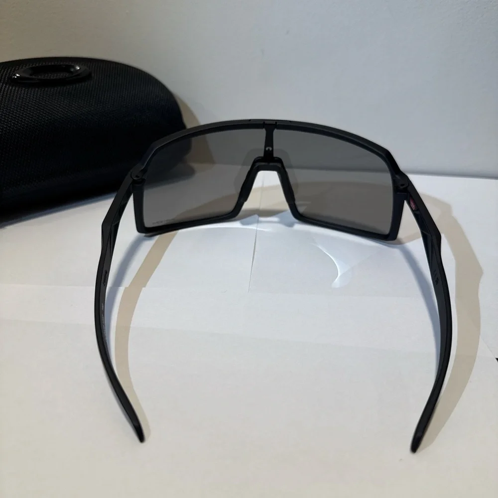 Oakley Black on Black Sutro sunglasses. Comes with case and bag